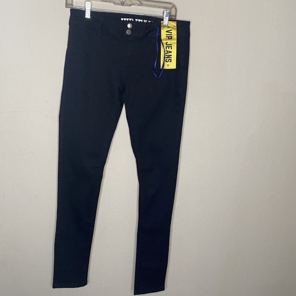 VIP Jeans Juniors 9/10 Black Stretch Skinny Leg